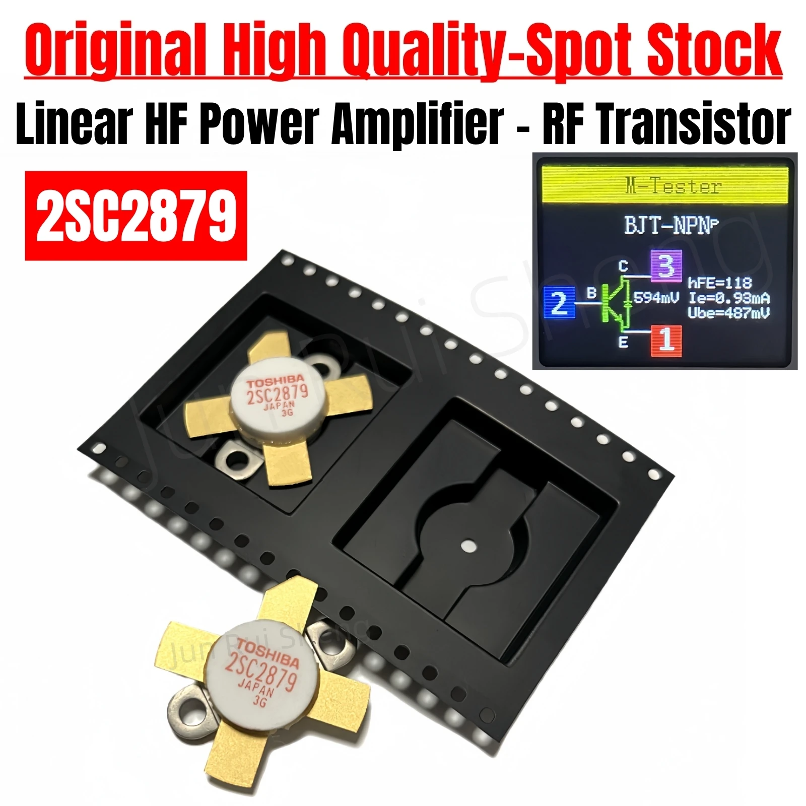 High Quality hFE Original RF Transistor 2SC2879 TO-59 250W SSB Linear Silicon NPN Power Amplifier TOSHIBA 2SC2879A HF Transistor