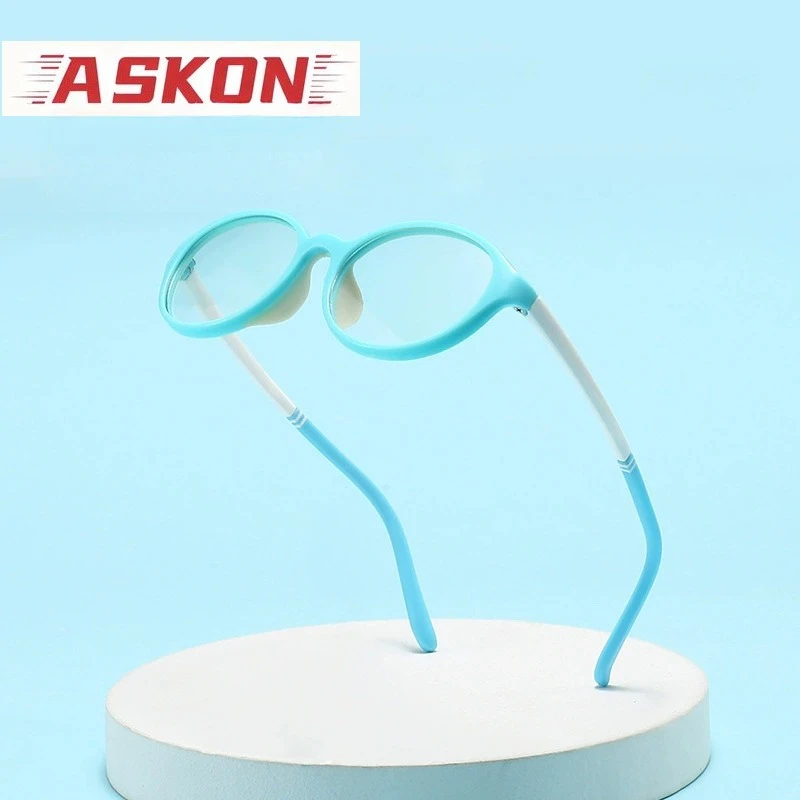 ASKON 2026 Child Glasses Frame for Boys and Girls Kids Eyeglasses Flexible Quality Eyewear Protection Vision Correction