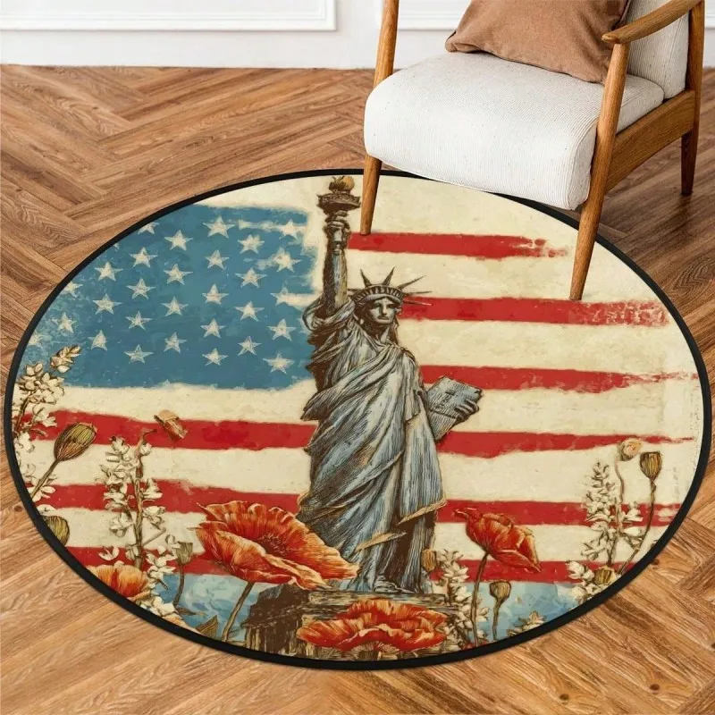 Best Dad Quote Rug Patriotic Style Letter Pattern Area Carpet Home Decor Floor Cover Living Room Bedroom Study Office Style