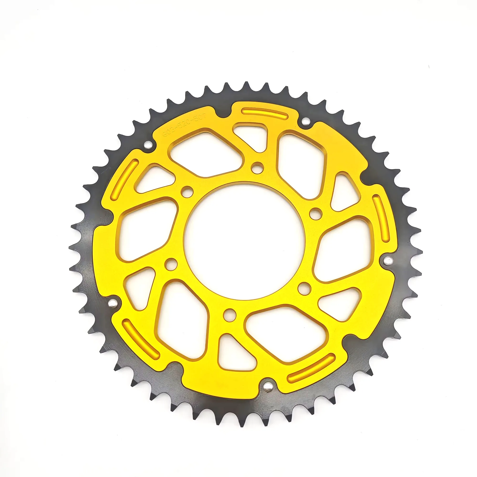 SURRON Ultra bee 50t Sprocket Steel Aluminum 50T Dual Ring Sprocket For Ultra bee Steel Aluminum Modified Anodized 50T Sprocket