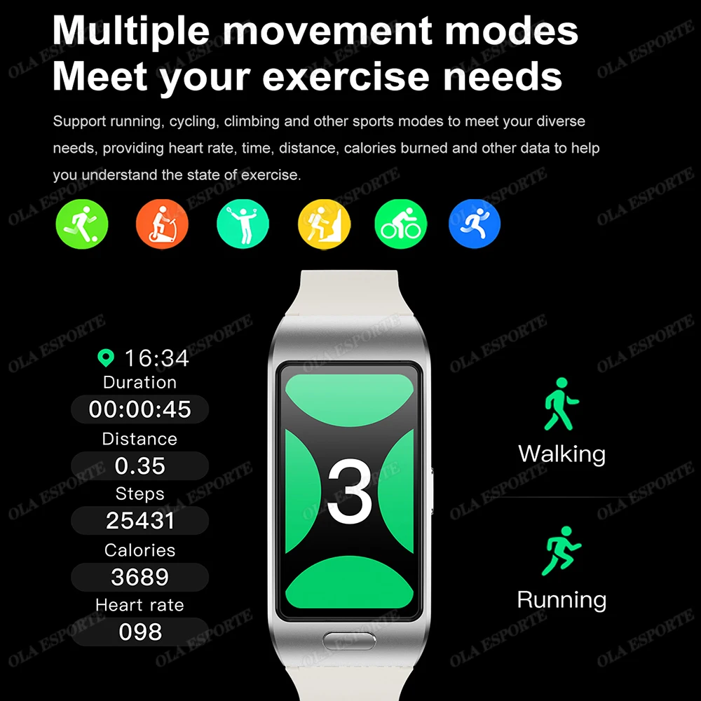 2025 New Fashion Smartwatch Headphones Men 1.57 Inch 200*320 Bluetooth Calls Heart Rate Health Monitor Bracelet For Android IOS