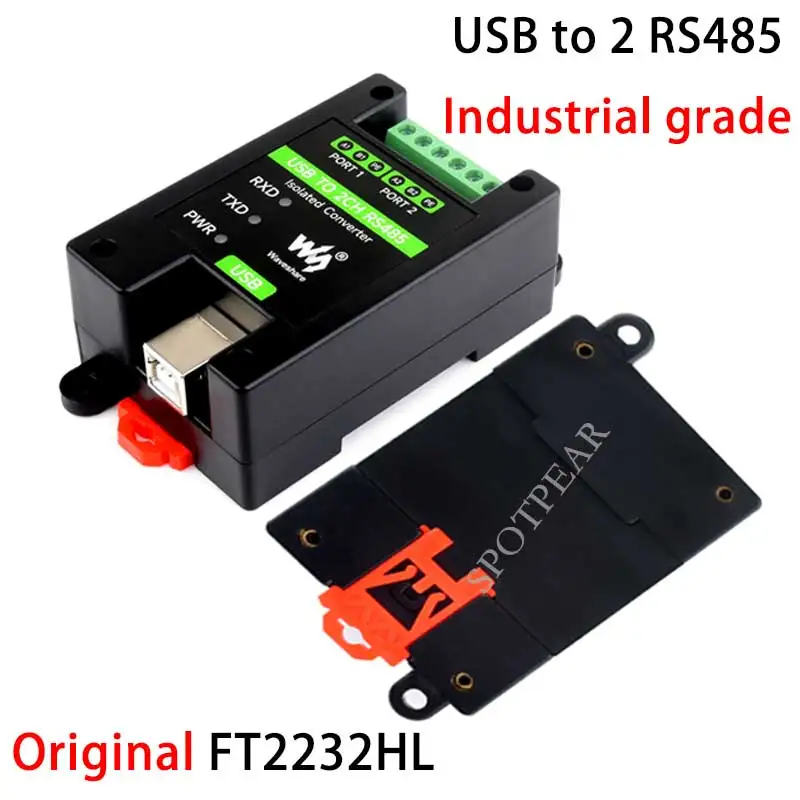 Przemysłowy konwerter USB na RS485 2CH FT2232HL izolowany