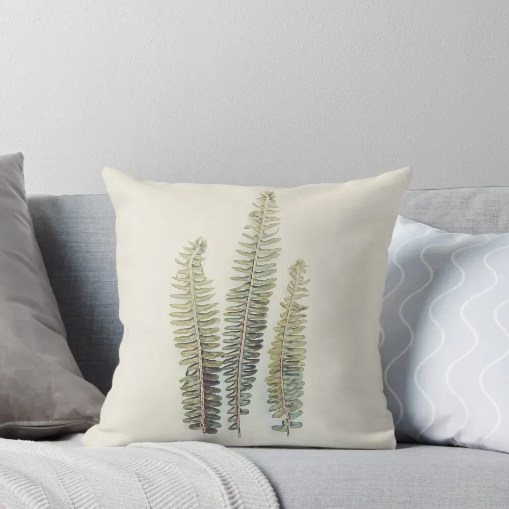 Fern Fronds Throw Pillow Cushions Luxury Sofa Cushions Pillow Cover Christmas Cushion For Home pillow