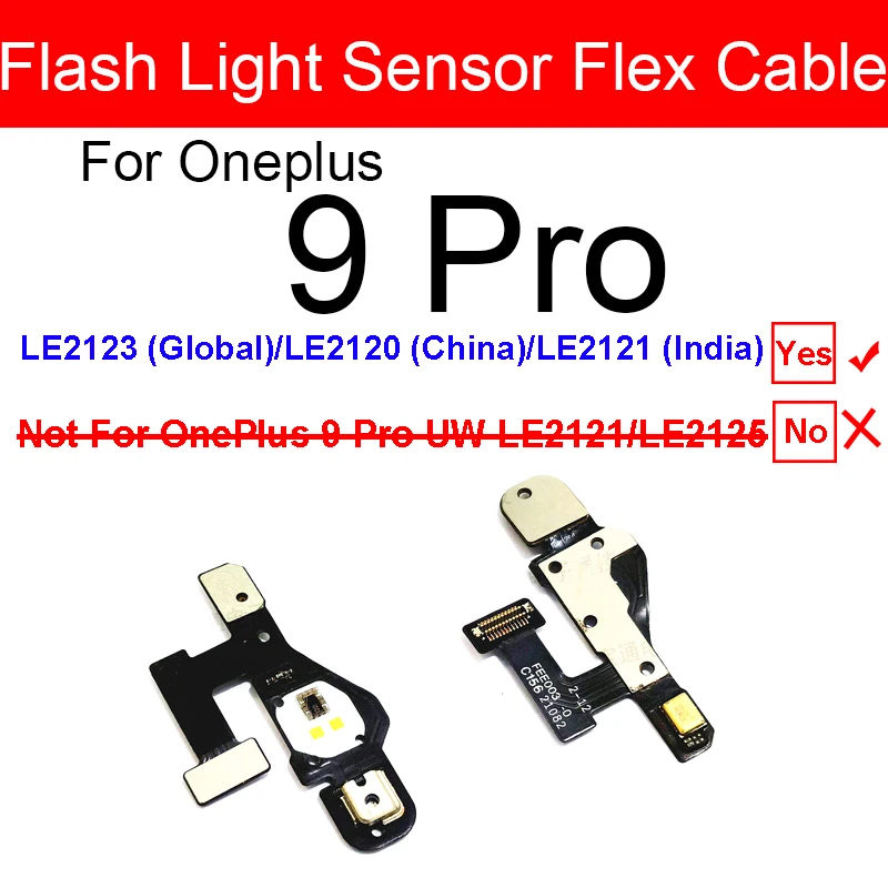 Flitslichtsensor NFC Flex Kabel Voor Oneplus 5 5T 7 7T 8 8T 9 Pro 9RT Zaklamp Sensor Draadloze NFC Flex Lint Reparatie Onderdelen