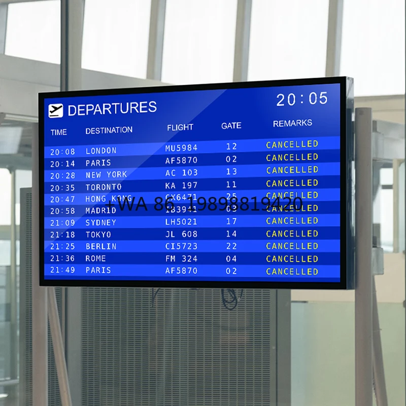 

Customized 43inch 55 Inch Indoor Wall Mount Touch Screen Digital Signage with CMS for Retail Store Subway Stations Elevators