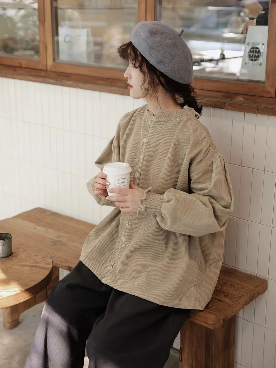 

Милый свободный женский кукольный воротник irt, японский хлопковый длинный свек, круглая осенне-зимняя верхняя одежда на пуговицах