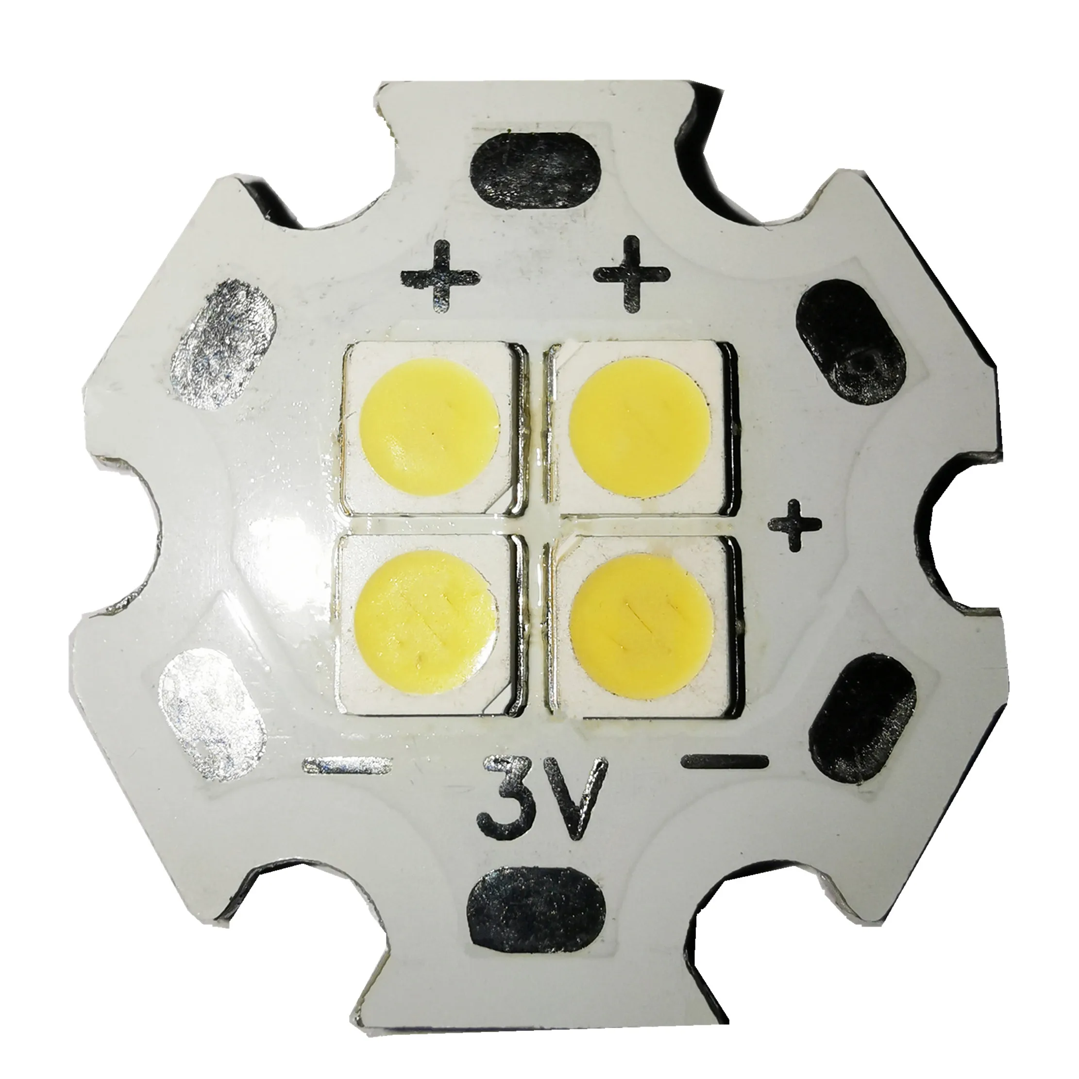 100PCS 7070 12W 12V Led replace XLamp XHP70.2 XHP50.2 LED Emitter Cool White7500K LED Chip Light with 20mm Aluminum PCB