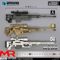 ZYTOYS 1/6 ZY2027 M200 ZY2028 M82A1 Sniper Rifle Plastic Gun Model Scene Accessories Fit 12'' Soldier Action Figure Body Dolls