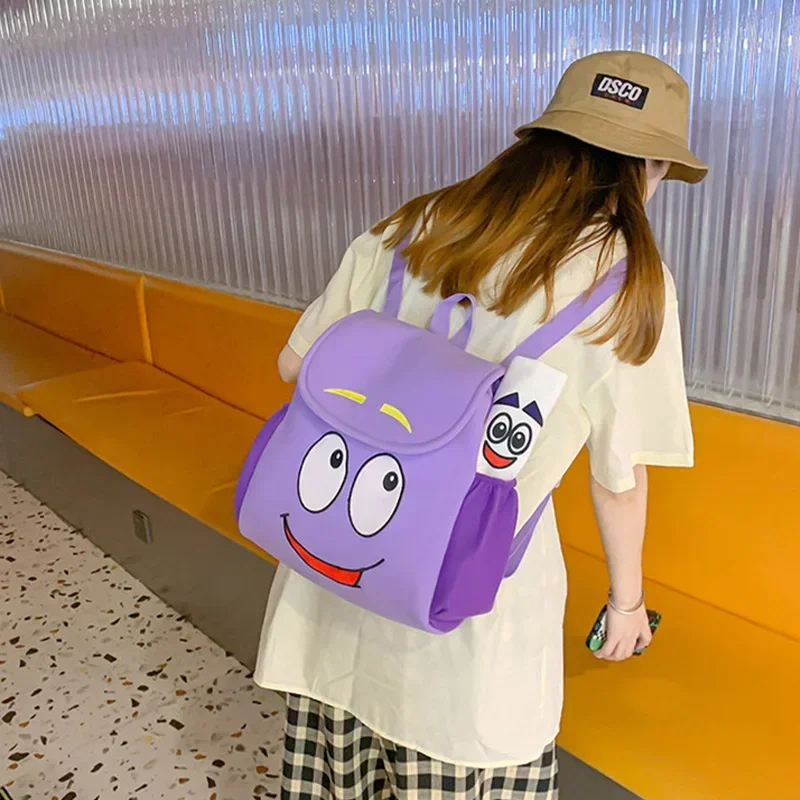 Dora Explorer Rescue Bag Cosplay Backpacks Cute Cartoon Kindergarten Primary Student Schoolbags Pencil Case Kids Kawaii Bags