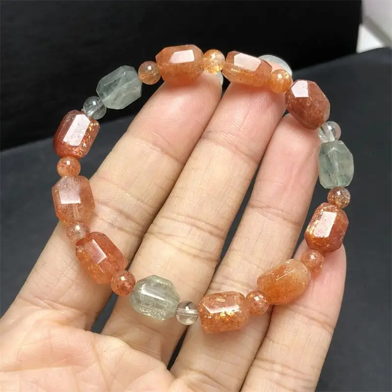 7X10MM Natural Arusha Quartz Freeform Quartz Bead Bracelet Women Men Love Crystal Beads Strands Jewelry Holiday Gift 1PCS
