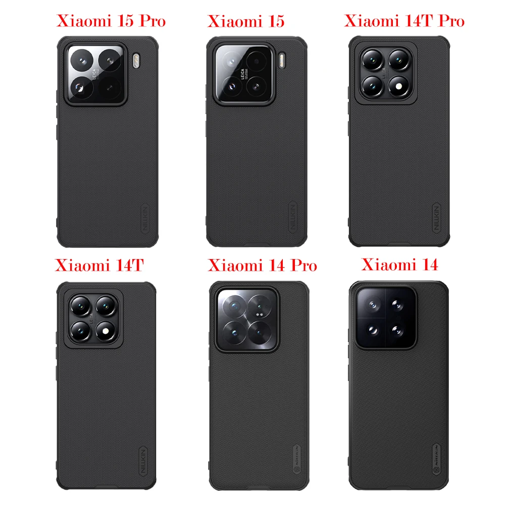 Nillkin for Xiaomi 15 Mi 14T Pro Mi 15 Pro Mi 14 Super Frosted Shield Pro Case Anti Fingerprint Shockproof Back Case