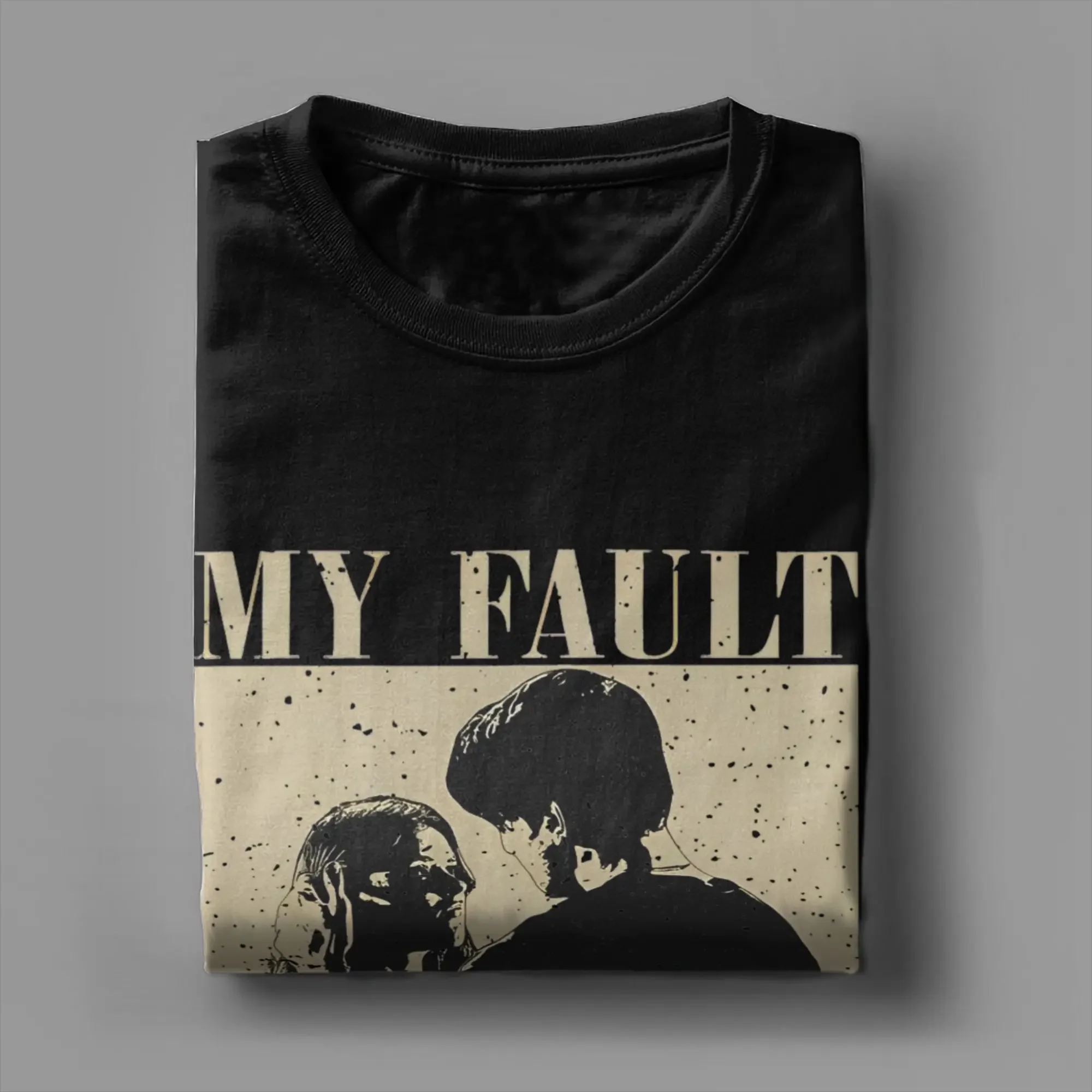 Мужская и женская футболка в стиле ретро My Fault, хлопковые футболки с рисунком, одежда из фильма Culpa Mia, наряды