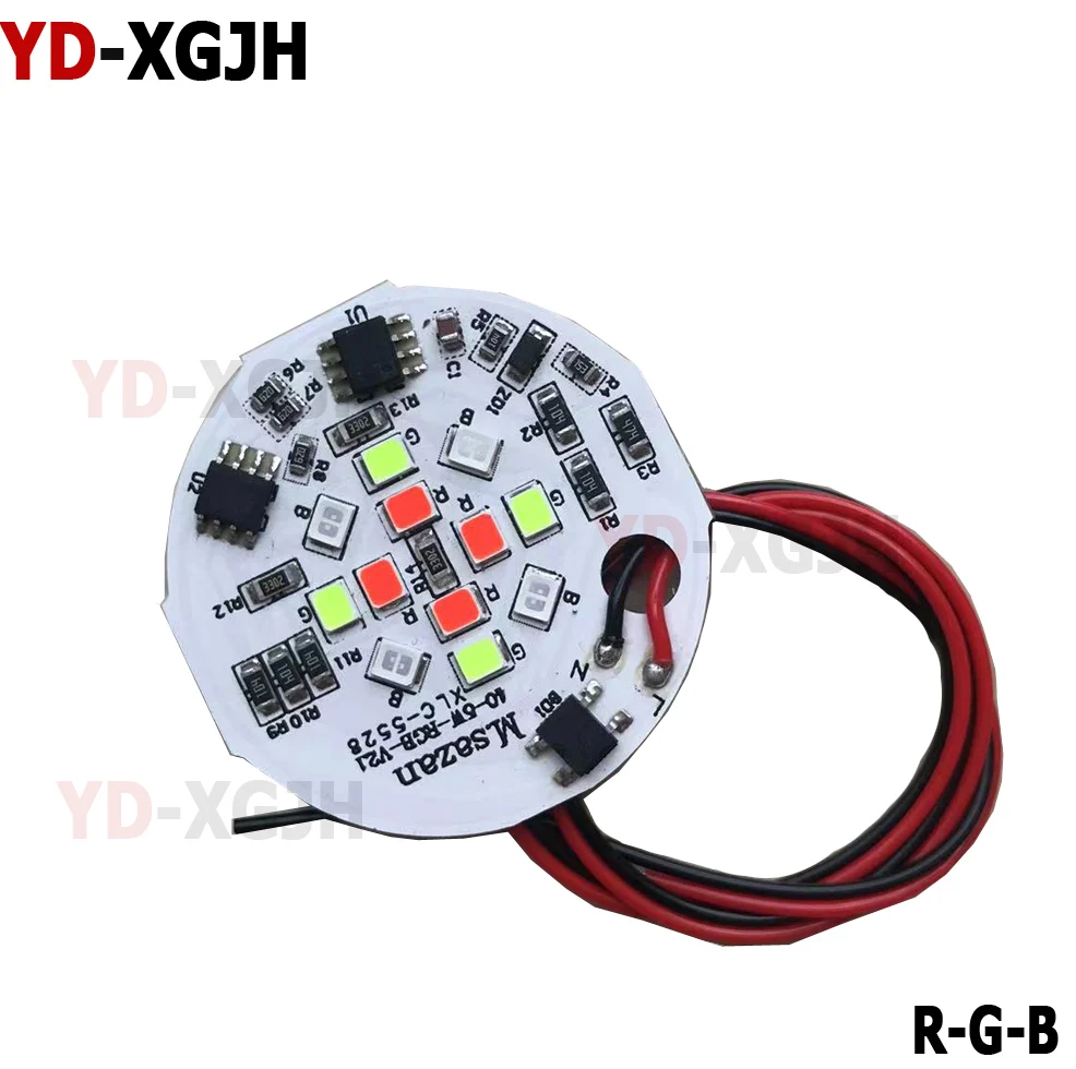 

10 шт. светодиодная плата 3 Вт 5 В RGB SMD 2835 чип красный зеленый Bluck градиентный источник света с кабелем 30 см