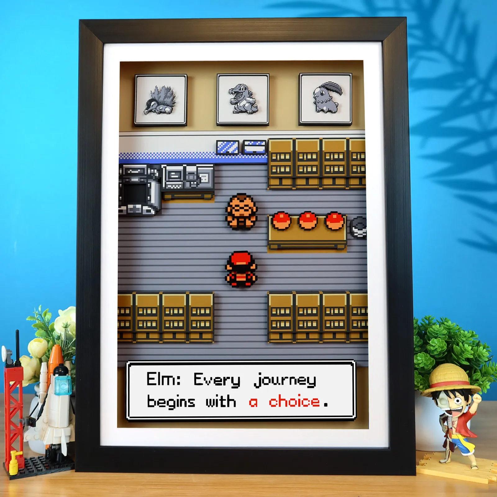 figurines-pokemon-or-et-argent-grandes-tailles-decoration-murale-3d-style-pixel-peinture-murale-suspendue-cadeau-nostalgique