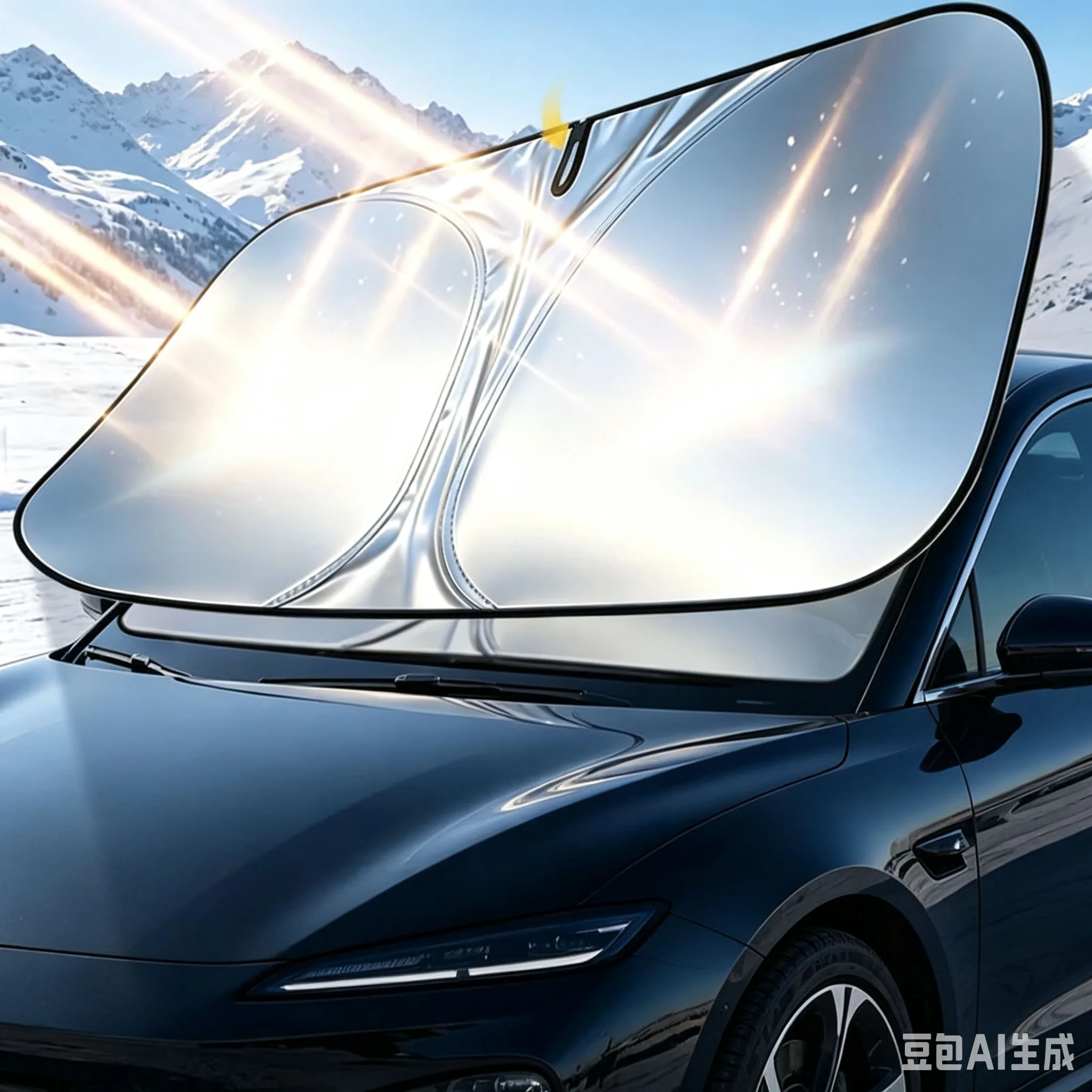 Car Windshield Sun Shade Car Sunshade Cover Visor Protector Interior Anti UV Sun Windscreen Folding Parasol Auto Accessories