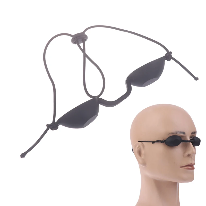 Lunettes de sécurité à ombrage complet réglables, lunettes de protection contre la lumière laser, lunettes pour tatouage, photon, clinique de beauté, patient, 1 pièce