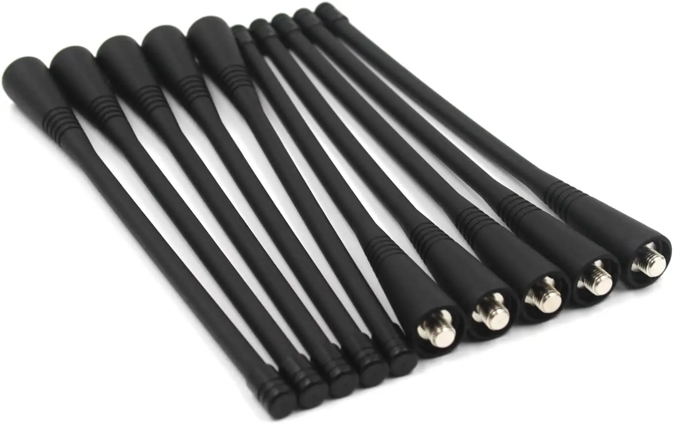 10-Pack UHF Whip Antenna for Motorola CP200 CP200D EP450 GP328