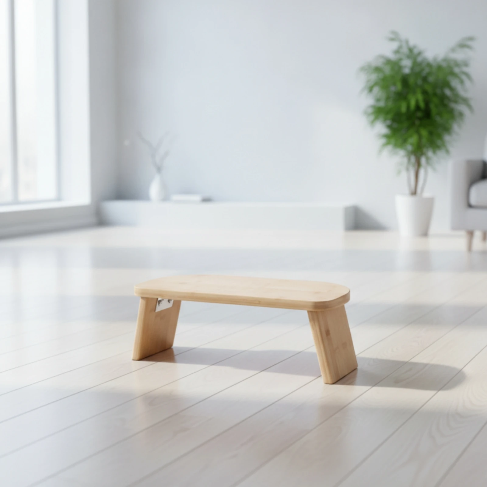 Meditation Bench Compact Wooden Meditation Kneeling Bench Seating Furniture for Mindfulness Routines, Prayer