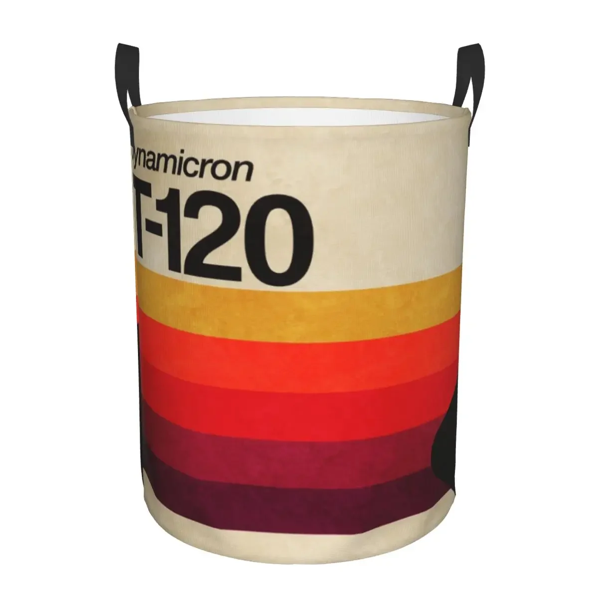 

Retro Movie Film VHS Cassette Laundry Hamper Large Clothes Storage Basket Cinema Theater Gift Toy Bin for Nursery