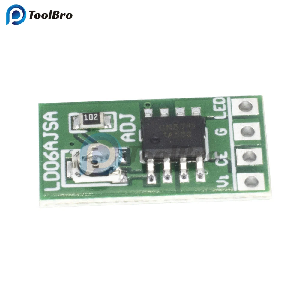 PWM Signal Control LED Driver Module 9W DC 3.3V 3.7V 5V 30-1500mA Adjustable CC for USB LED Flashlight 18650 Lithium Battery