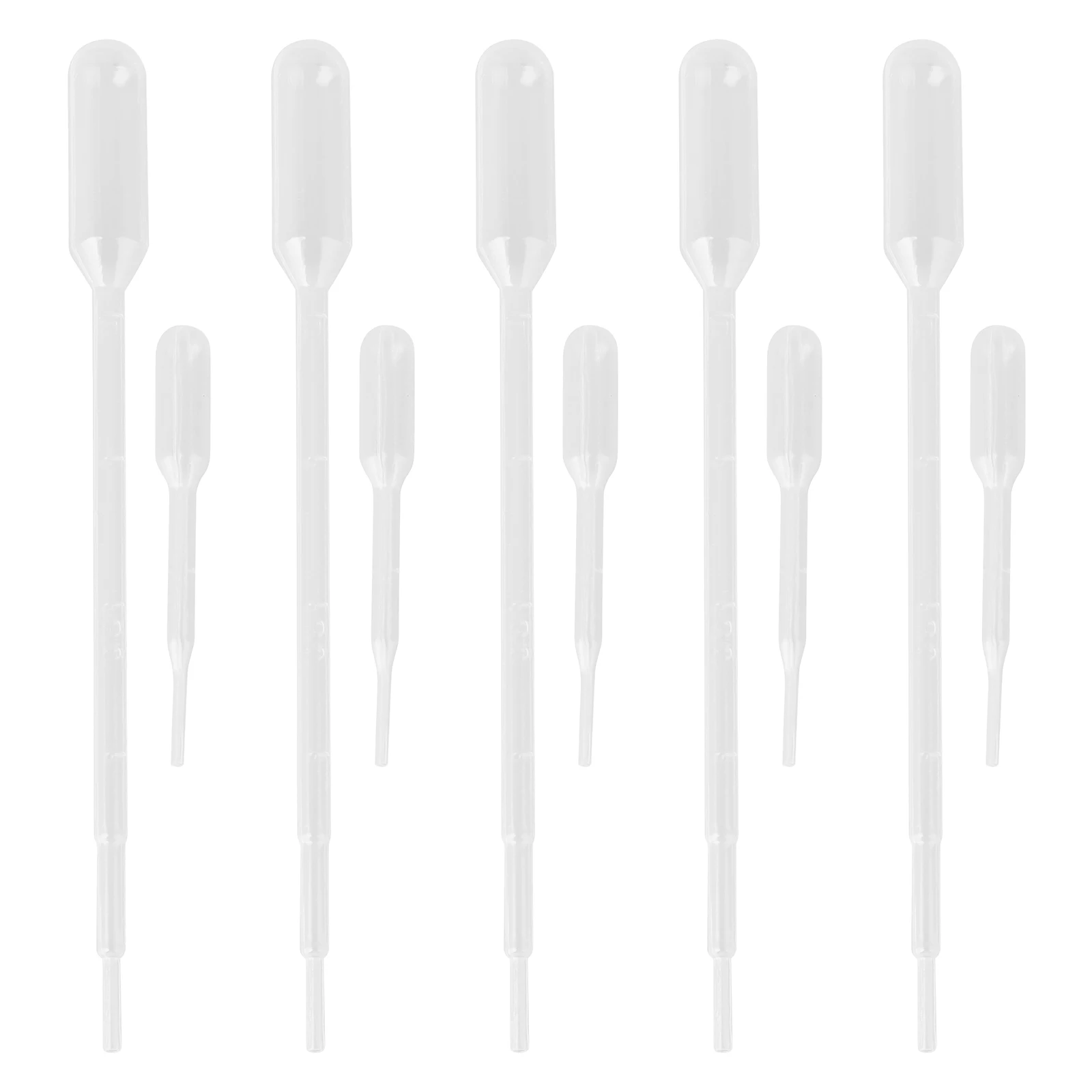 

40 Pcs Plastic Dropper Stirring Rod Experiment Pipette Multipurpose Liquid Transfer Tool Transferring