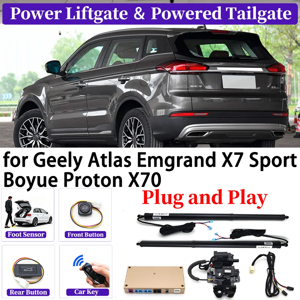 for Geely Atlas Emgrand X7 Sport Boyue Proton X70 Upgrade Car Automatic Power Liftgate Kit Smart Auto Electric Tailgate System