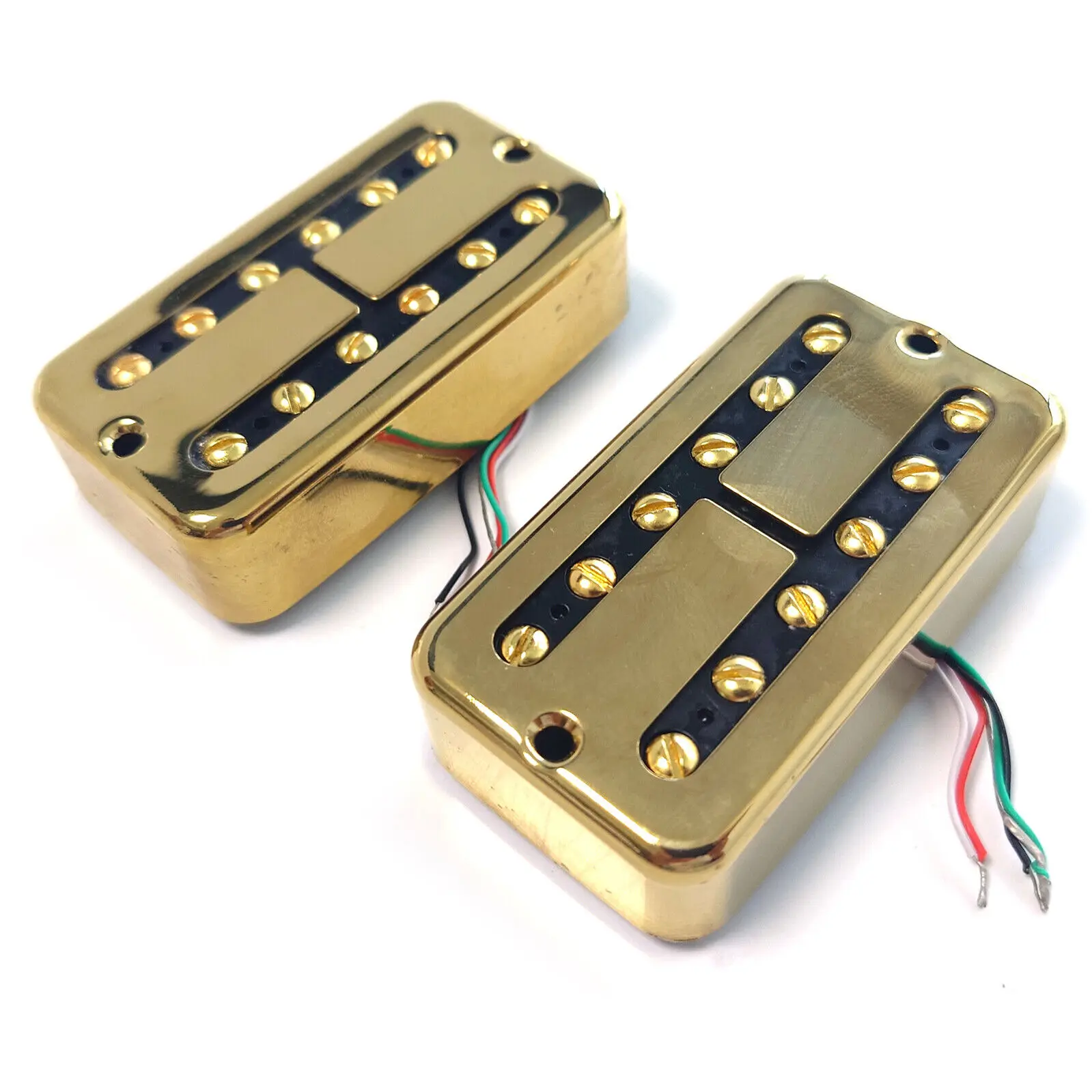 Alnico 5 Humbucker Pickups Set Vintage FilterTron Style Gold N 7.5k B 8.6 for LP or Most Guitar  Replacement Parts