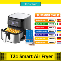 Proscenic T21 Smart Air Fryer, App & Alexa Control, XL 5. 8QT, 1700 Watt Electric Air Fryers  80-205 ° C Oven & Oilless Cooker