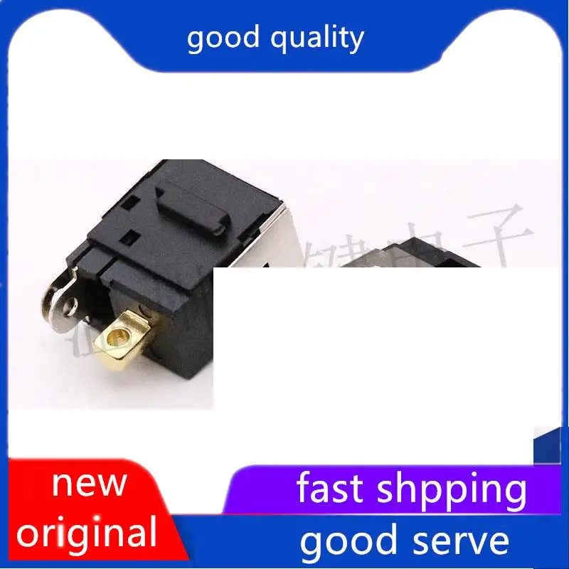 

10pcs original new DC-112 Vertical DC Power Socket DC-044H Half Pack 3 Pin High Temperature Resistant Laptop Charging Base