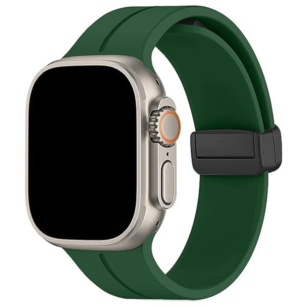 Magnetische band voor Apple Watch Ultra Band 49 mm 45 mm Siliconen armband iWatch Series 7 8 se 6 5 3 44 mm 40 mm 41 mm 42 mm 38 mm band