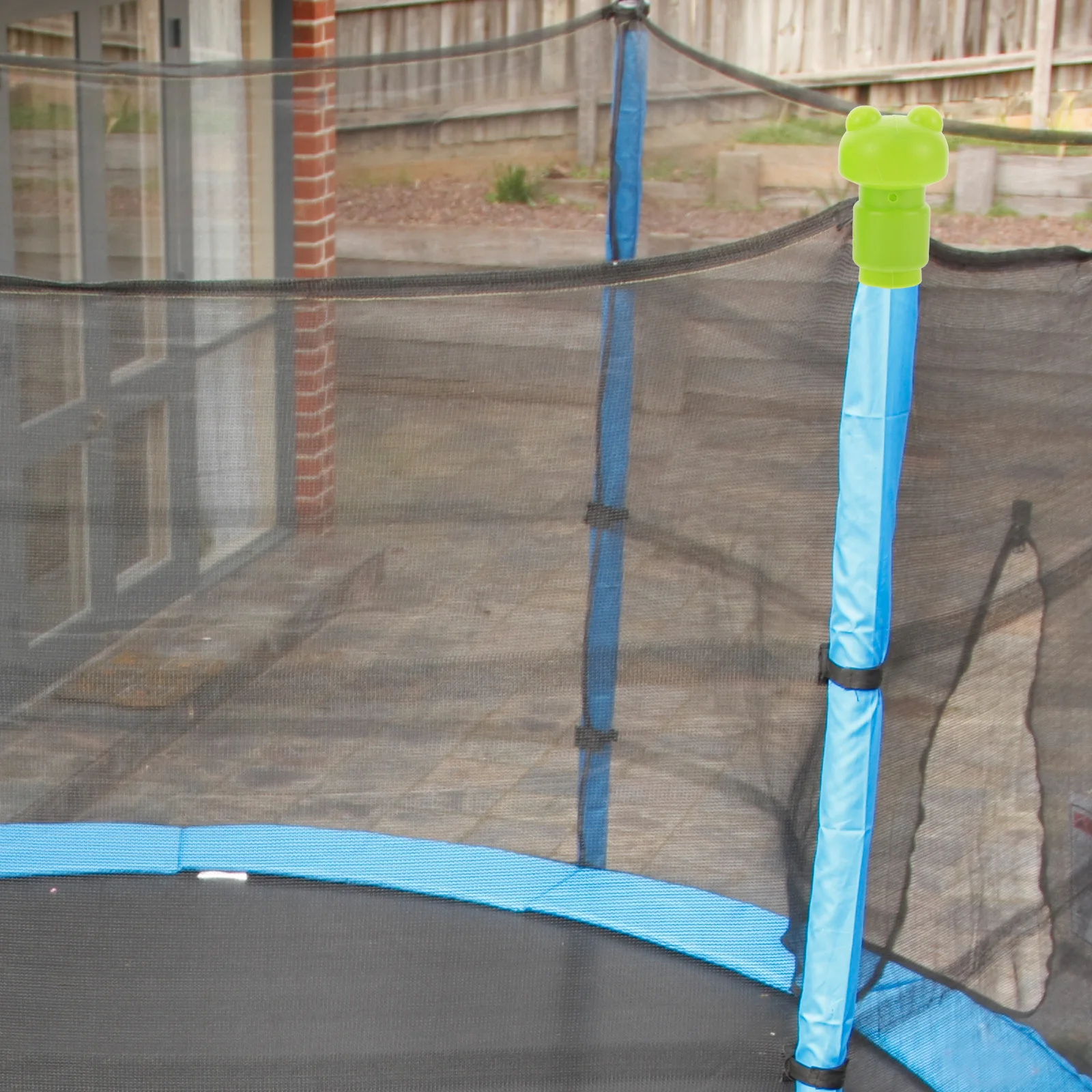 

Trampoline Enclosure Pole Caps Green Cover Replacement Protective Net Connector Safe Jumping Large Trampoline