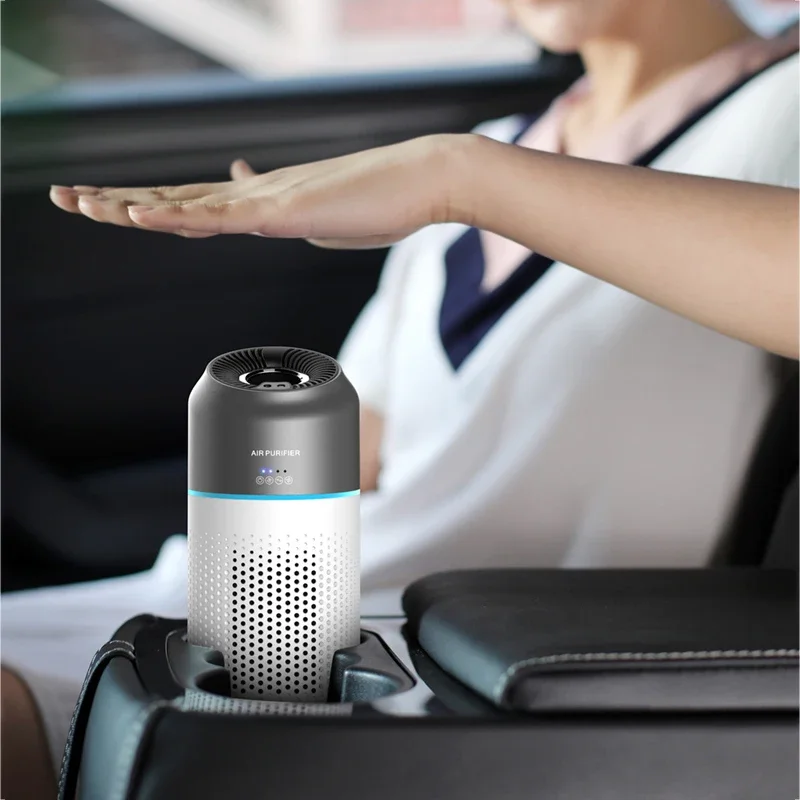 New Desktop Air Purifier Air Fresheners Smart Air Purifier Deodorizing Smart Gesture Sensor for Car Office Bedroom