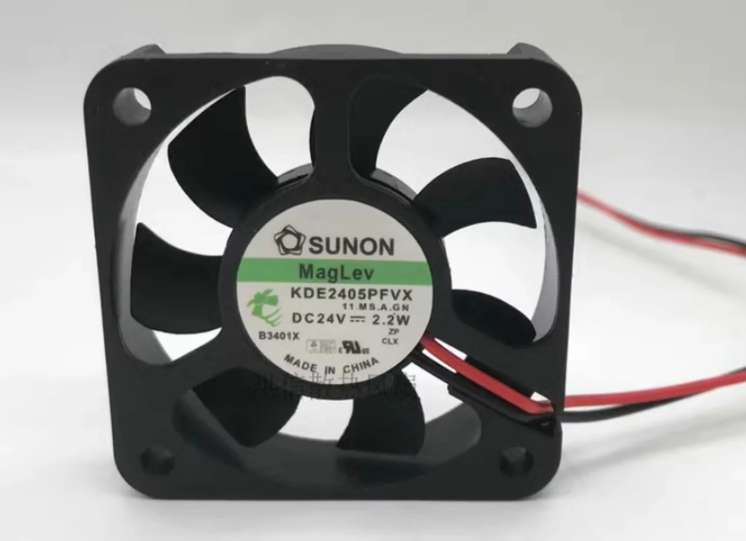 SUNON 5CM KDE2405PFVX 5010 24V 2.2W 5cm 2-wire inverter fan