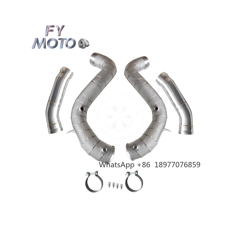 

Для Mercedes Benz AMG W205 C63 с теплозащитным экраном водосточной трубы