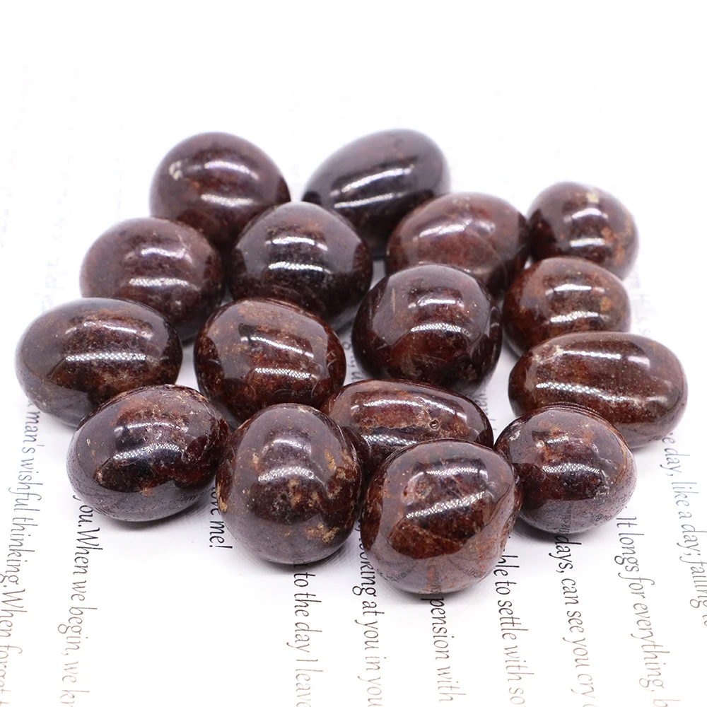 

Natural Garnet Crystal Tumbled Healing Mineral Stone, Specime Gemstones, Raw Aquarium Decoration, Bulk Lots, Gem Gift