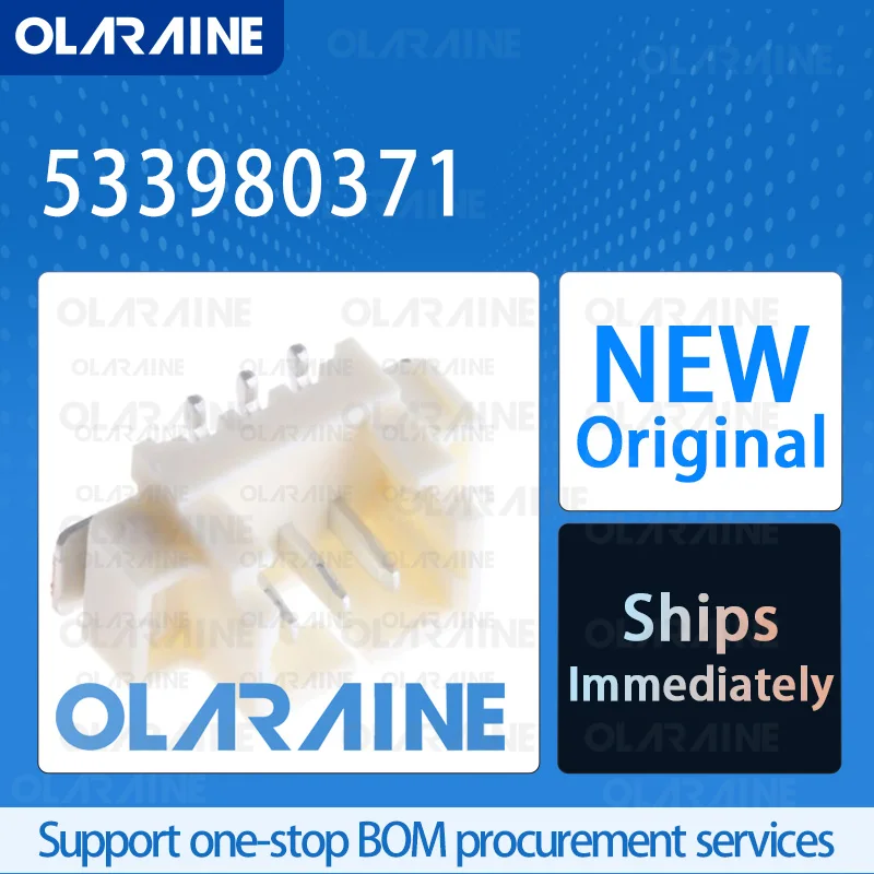 

50/200/500Pcs 533980371 100% brand new original IC chip Connectors: Headers and wire housings 3 Position 1 A 125 V