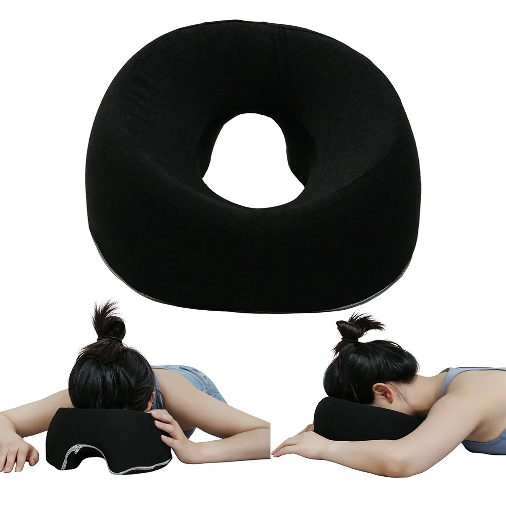 Gesicht Unten Kissen Schreibtisch Nickerchen Kissen Anfällig Ruhen Komfort Memory Foam Ergonomie Hause Massage Kopfstütze für Schönheit Salon