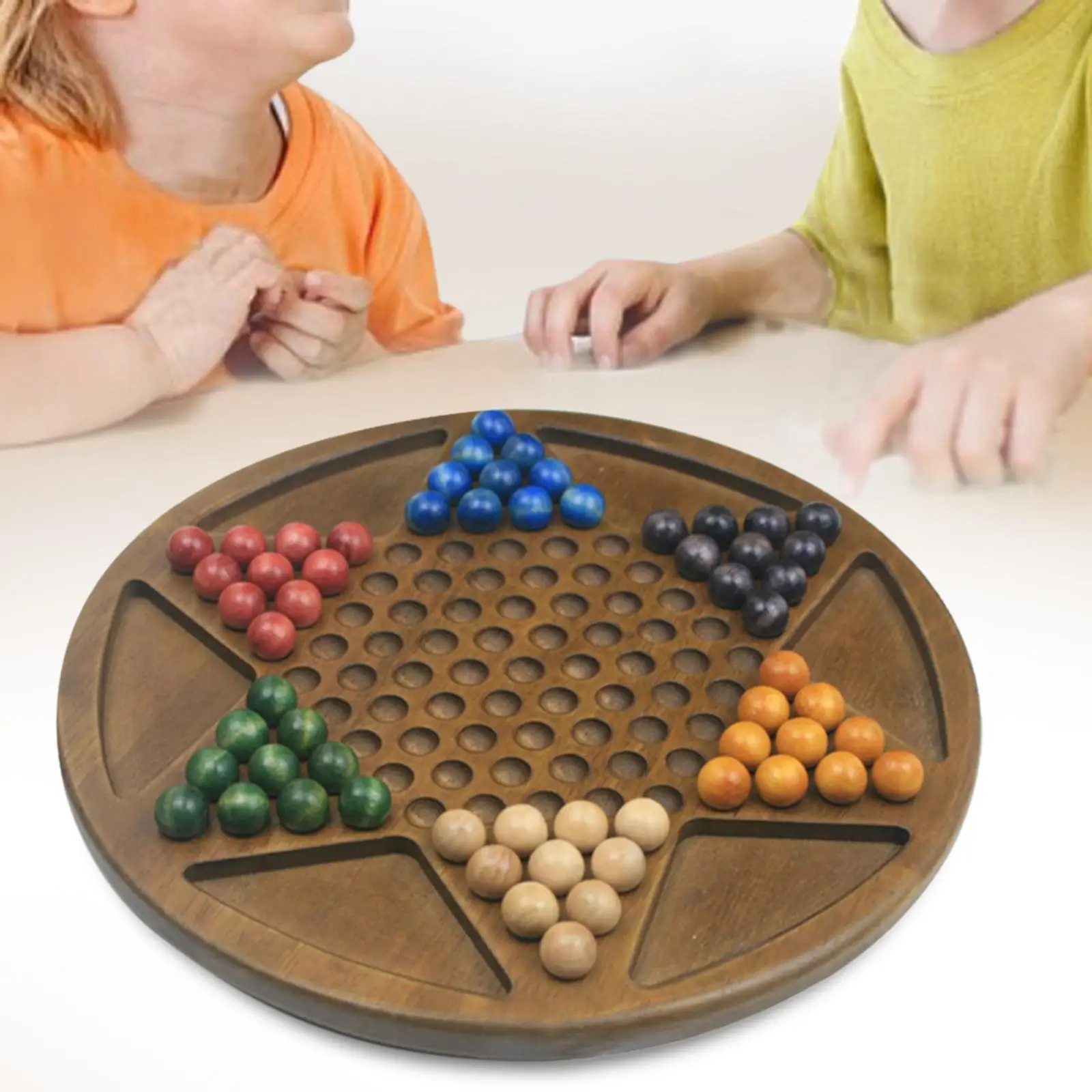 

Chinese Checkers Fun Game Toy for Ages 6+ Handcraft 13.78 Inches Board Games