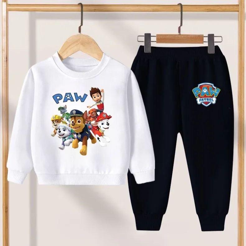 2026 Herbst Jungen Pullover Lange Hose Zweiteiliges Set Kinder O-Ausschnitt Hoodies Hosen 2-teiliger Anzug Kinder Mode Trainingsanzug Neu – Detail 7