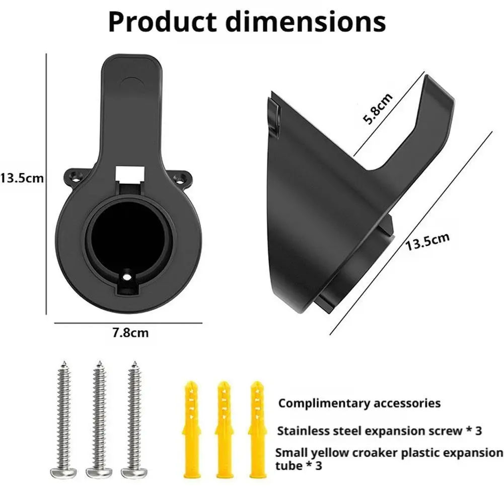 

New Energy Charging Pile Fixed European Javelin Holder Wire Charging Gun Hook Universal Wall Bracket Type 2