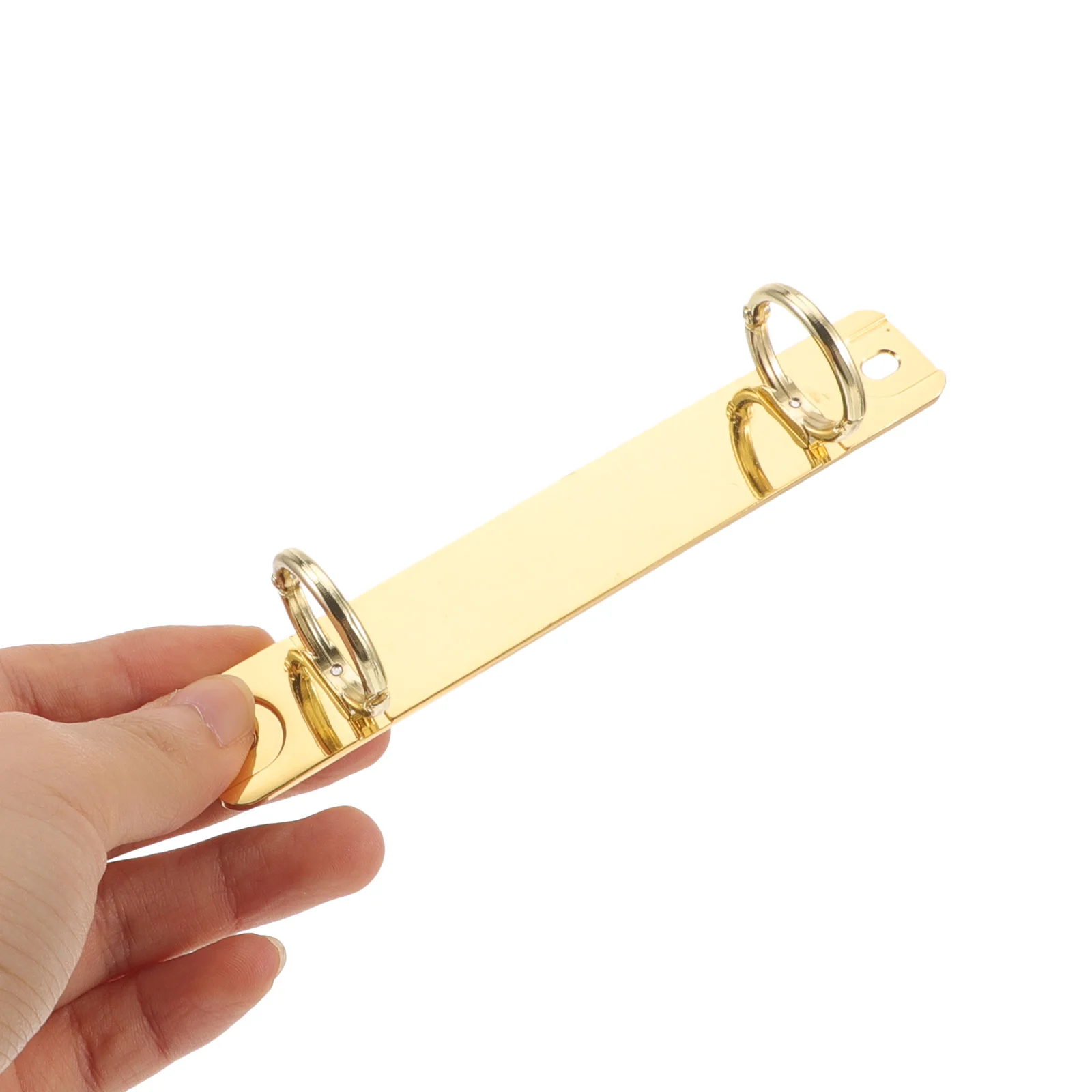 2 Ring Binder Mechanism Metal Spine for DIY Loose Leaf Notebook Planner Replacement Strong File Holder with Scratch Resistant