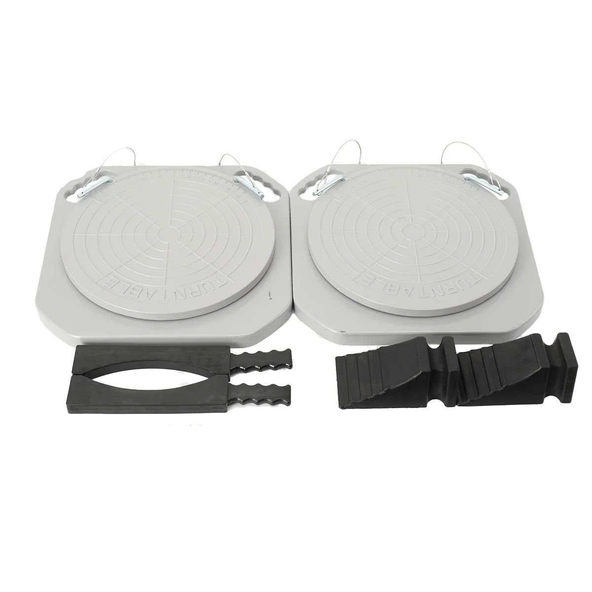 Wheel Aligner System Turnplates Turntables Radius Plates with Scale for Alignment Sci