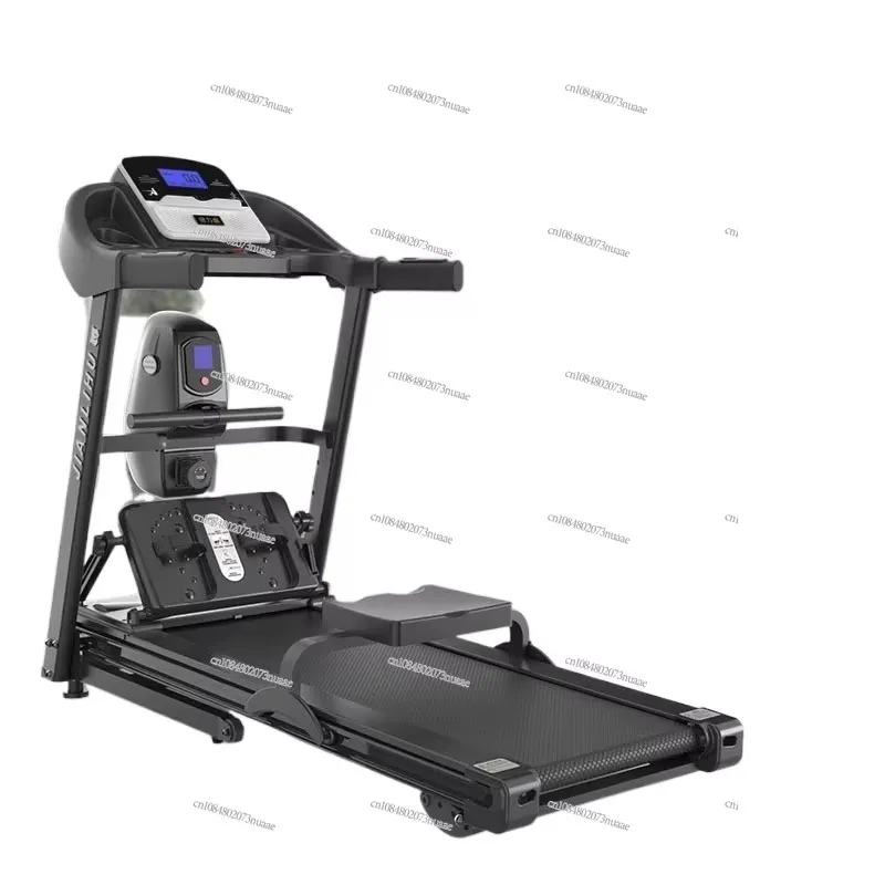 Foldable Rowing All-in-One Treadmill, Multi-Function Mute, Slope Adjustment, Fitness Equipment, Household, 2 in 1