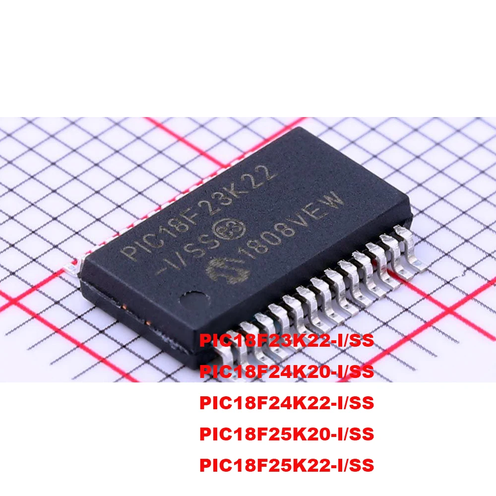 1PCS PIC18F23K22-I/SS PIC18F24K20 PIC18F24K22 PIC18F25K20 PIC18F25K22 E/SS T SSOP28 molewei MCU microcontroller