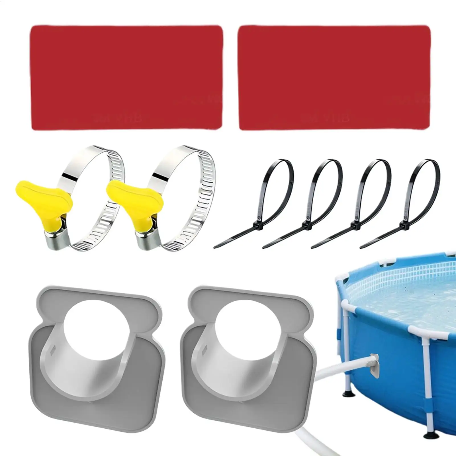 

Pool Hose Holder Adjustable Pipe Holder Spa Replacement Parts For Business Users Friends Women Men Home Users Backyard