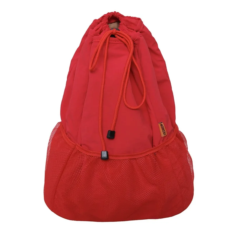 

Large Capacity Lightweight Multifunctional Drawstring Backpack Storage Pocket Outdoor Travel Sports Unisex Waterproof Cinch Bag