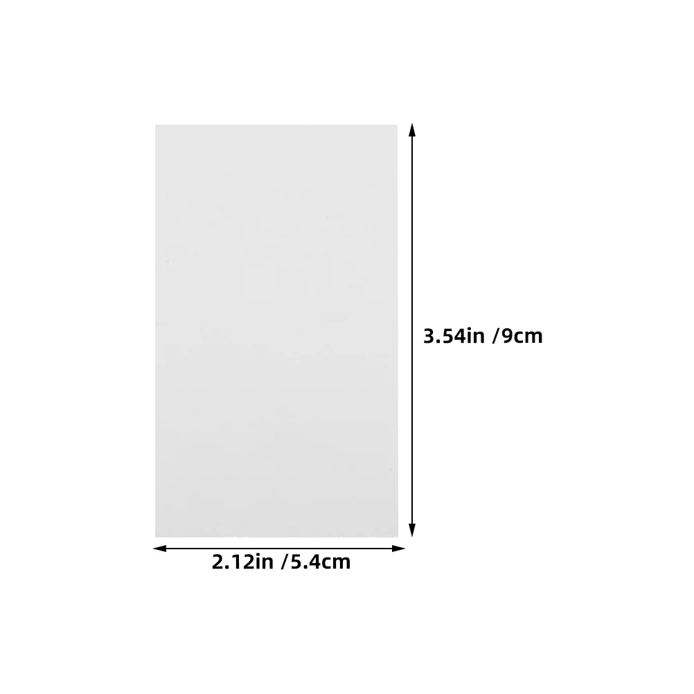 100Pcs Blank Index Cards Mini Note Cards No Ink Bleed Through for Meeting Notes Study Supplies Aesthetic Office