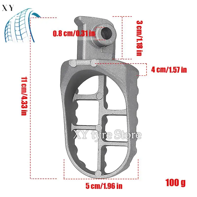 Motorcycle PW50 PW80 TW200 XR50R CRF50 CRF70 CRF80 CRF100F Dirt Bike Foot Pegs Aluminium Footpegs Pedals For Pit Dirt Motor Bike