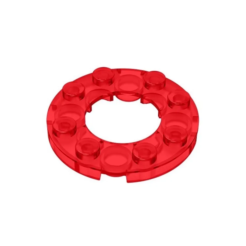 10pcs 11833 small particle building block loose parts accessories 4x4 with 16mm hole circular plate in the middle