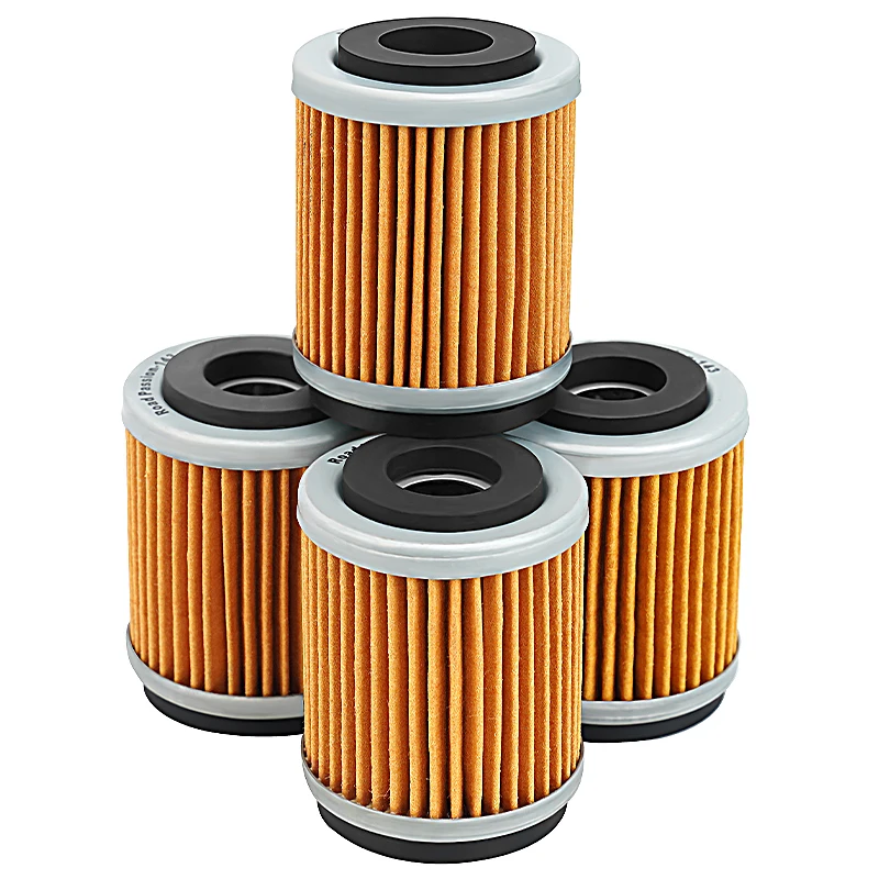 1/2/4/6pcs Motorcycle Oil Filter For YAMAHA YFM200 Moto-4 200 TT350 343 TTR230 223 XT125 124 YFB250FW For MBK 125 XC Flame 125